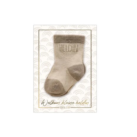 100% Leuk babysokje - heldin