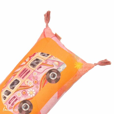 Kussen flower power 30x50 cm 