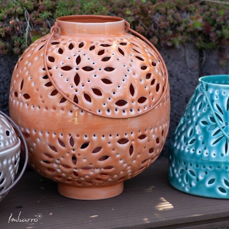 Imbarro windlicht tropics orange