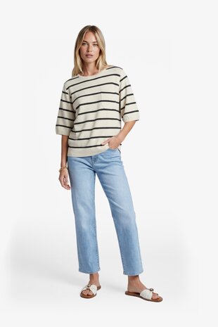 G-Maxx Genoveva knitting top sand/black