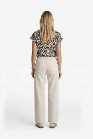 G-Maxx Neona wide leg jeans sand