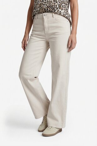 G-Maxx Neona wide leg jeans sand