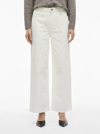 Vila wide leg jeans vifreya white
