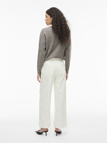 Vila wide leg jeans vifreya white