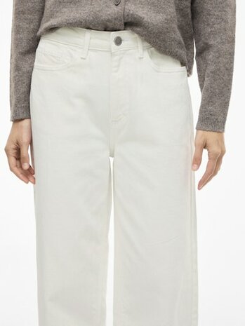 Vila wide leg jeans vifreya white