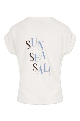 Zusss t-shirt wit sun sea salt