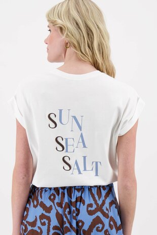 Zusss t-shirt wit sun sea salt