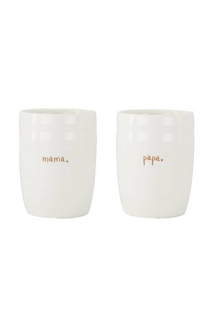 Zusss set van 2 mokken mama & papa