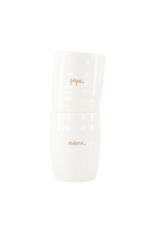 Zusss set van 2 mokken mama & papa