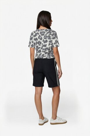 G-Maxx knitting top Elvi sand/black