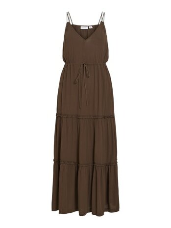 Vila jurk vilomanja bruin, slate black