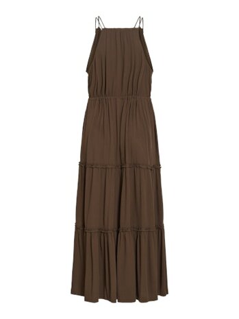 Vila jurk vilomanja bruin, slate black