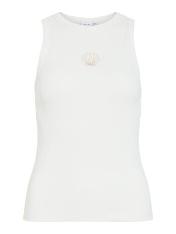 Vila tanktop Visola snow white