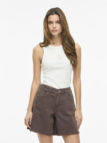 Vila tanktop Visola snow white