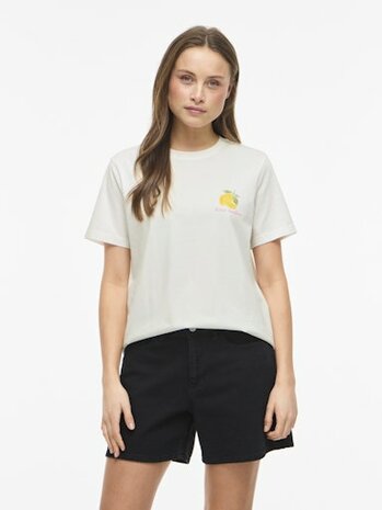 Vila t-shirt lemon