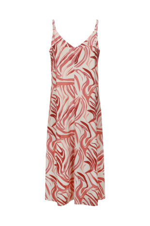 G-maxx jurk Thyra sand/cranberry