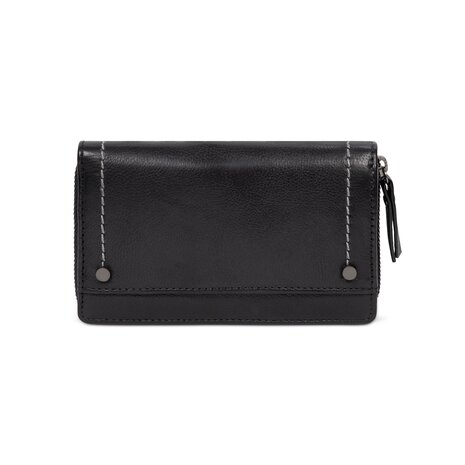 Bag2bag leren portemonnee Moss black