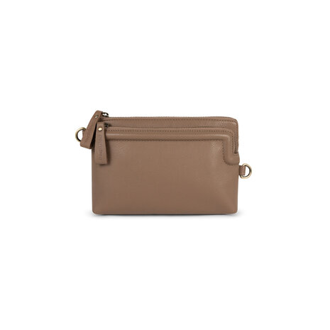 Bag2Bag leren cross body bag Perugia dark stone