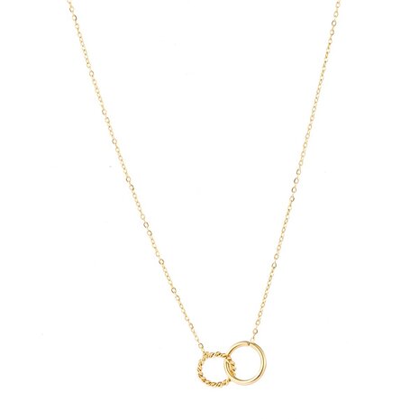 Day & Eve ketting double hoop N2742-2