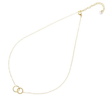 Day & Eve ketting double hoop N2742-2