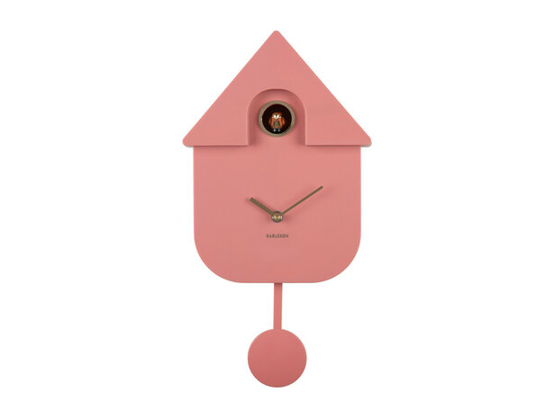 Wandklok Cuckoo rose tan