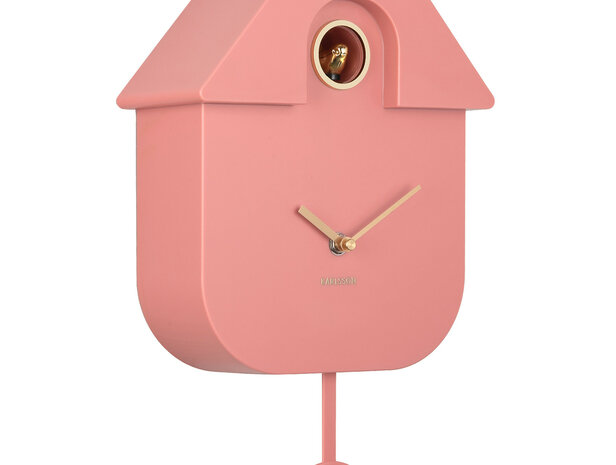 Wandklok Cuckoo rose tan