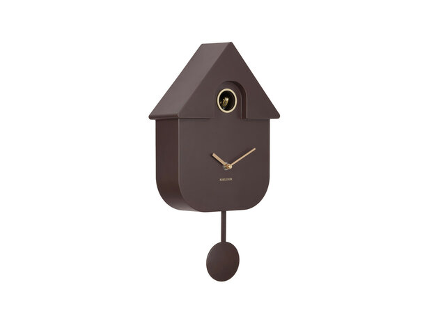 Wandklok Cuckoo earth brown