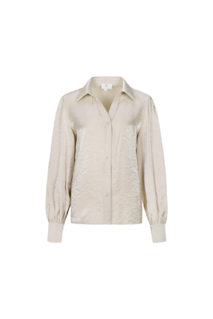CS The Label blouse Liva sand