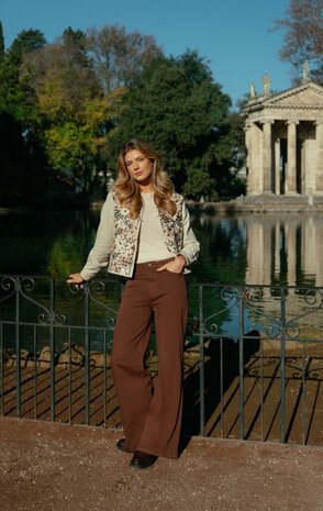 CS The Label pants Nico mocha brown