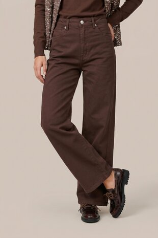 CS The Label pants Nico mocha brown