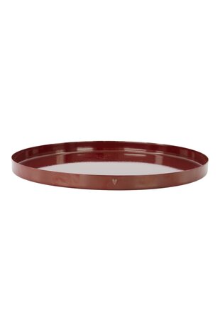 Zusss stylingbord metaal dark red