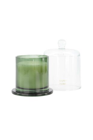 Zusss geurkaars glas met stolp happy home