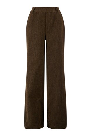Zusss broek Herringbone hazelnut