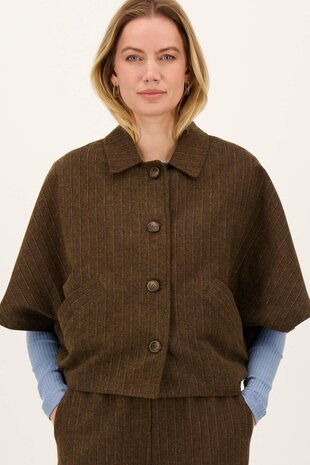 Zusss streep blouse met wijde mouwen