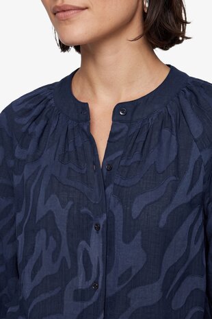 CS The Label Linora blouse midnight blue