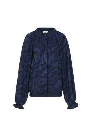 CS The Label Linora blouse midnight blue