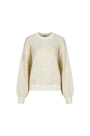 CS The Label trui Karmen woolwhite/sand