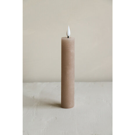 Led set/2 XL dinerkaars oplaadbaar dusty rose