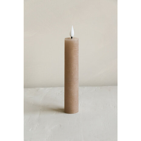 Led set/2 XL dinerkaars oplaadbaar beige