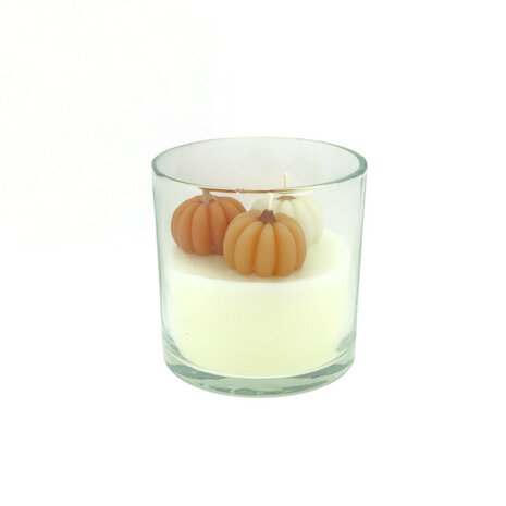 Kaars pumpkin in geschenkverpakking