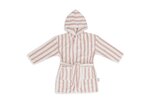 Badjas 1-2 jaar stripe terry wild rose