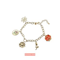 Day & Eve stainless steel bedel armband B5354-2