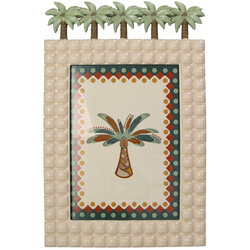 Fotolijst Palmboom Polyresin Beige 13x18cm