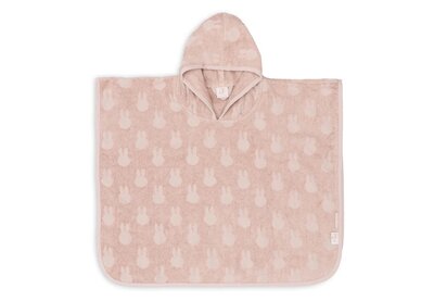 Badponcho  badstof Miffy wild rose