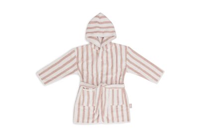 Badjas 1-2 jaar stripe terry wild rose