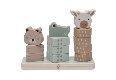 Houten stapeltoren - jungle mambo