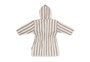Badjas 1-2 jaar stripe terry olive green